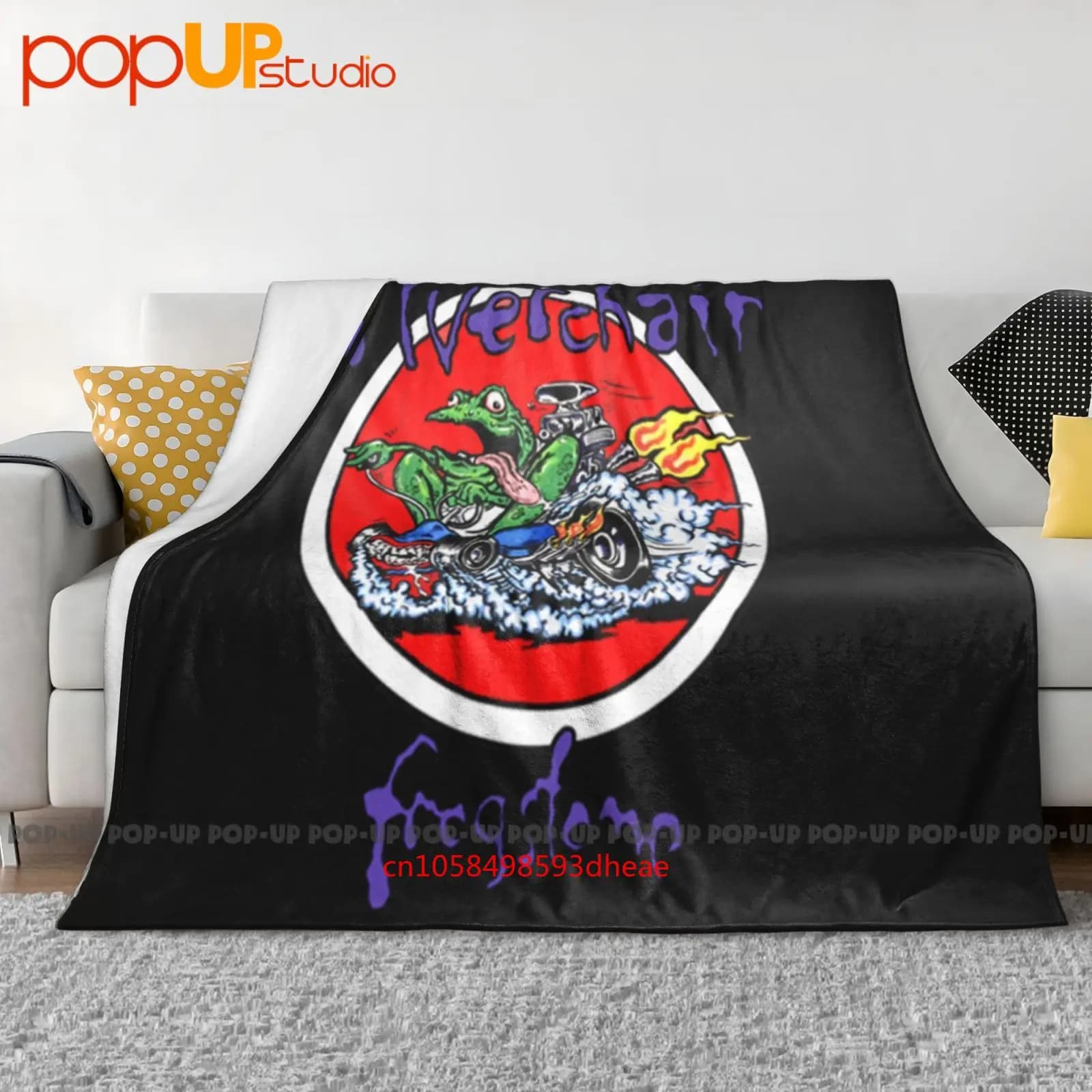 Copridivano invernale con trapunta ultra morbida Silverchair Frogstomp