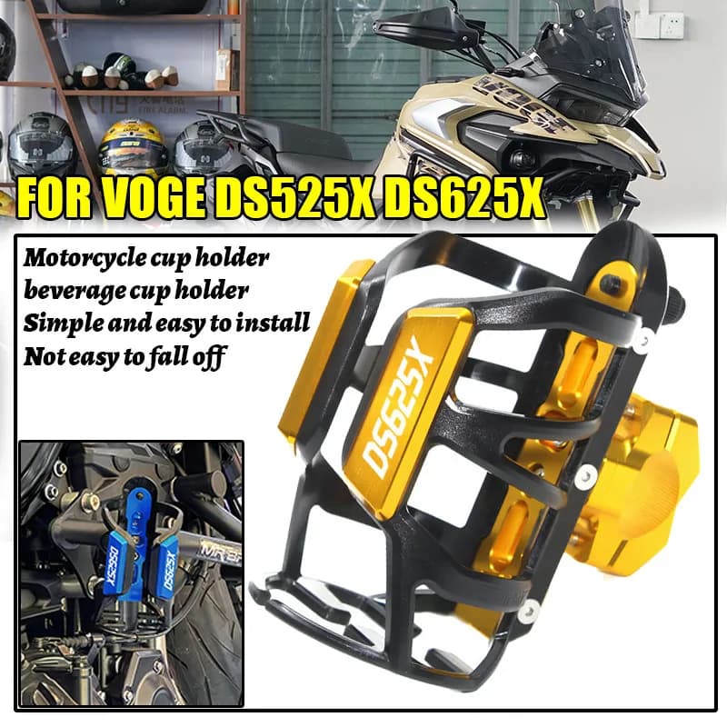 For VOGE 625DSX DSX625 DS625X 525DSX DSX525 DSX525X DSX900 900dsx Motorcycle Drinking Water Bottle Drink Cup Holder