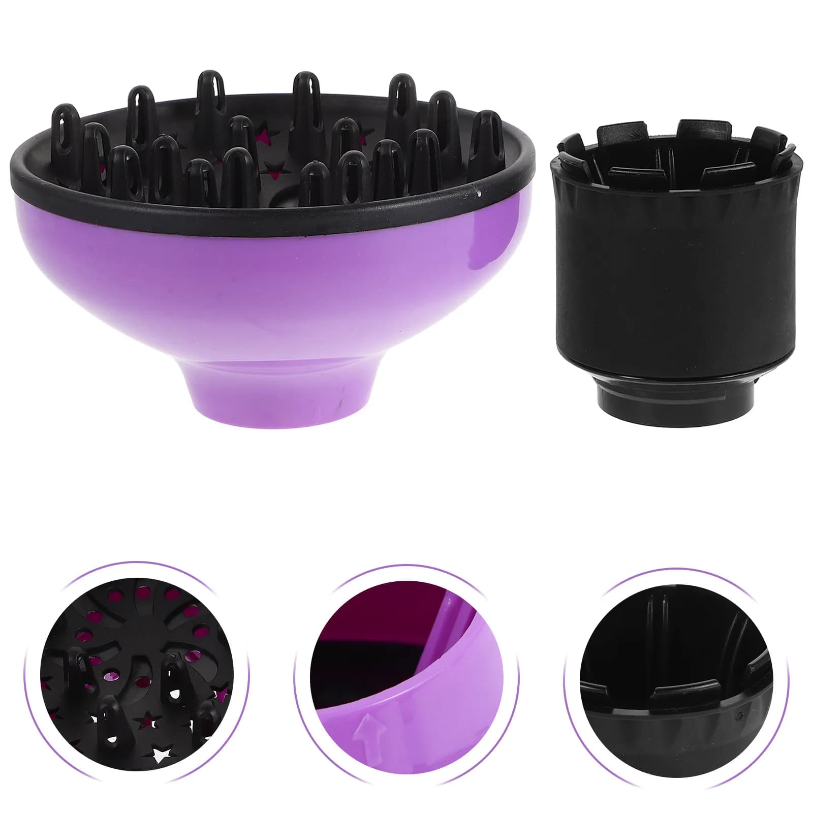 Universal Diffuser for Hair Dryer, Heat Resistant Moisturizing Accessories, Rapid Drying for Professional Use