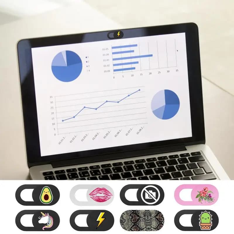 Camera Privacy Protection Cover for Laptop Slide Webcam Cover Slide for Smartphone Protect Your Privacy