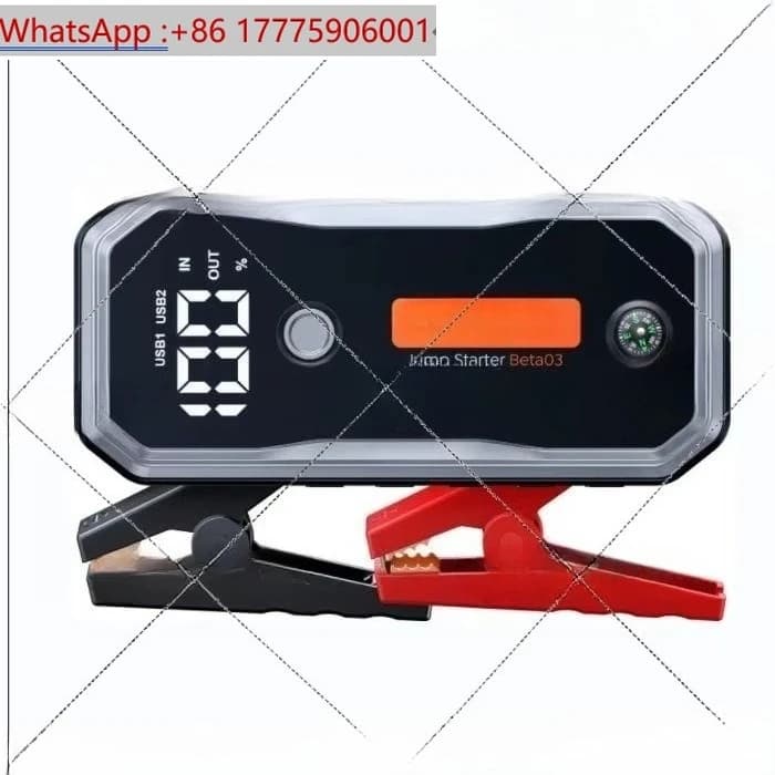 Nuovo prodotto 5000A Super condensatore Car Jump Starter funziona sotto -40 gradi all'interno del booster Safe Car Booster