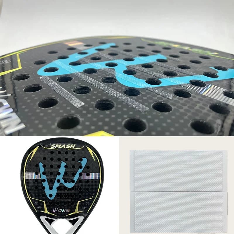 18 Pieces Pro Spin Strips Anti-slip Tape for Tennis and Padel Racks, Lightweight, Universal, for Greater Spin and Precise Control