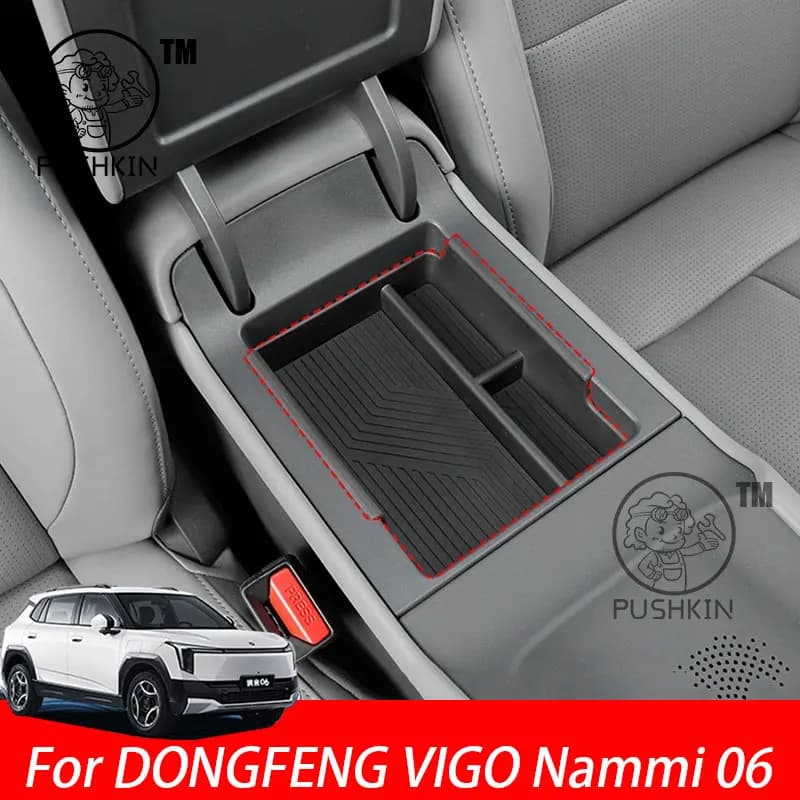 Per DONGFENG VIGO Nammi 06 2025 Scatola di immagazzinaggio bracciolo per auto Console centrale Organizzatore Console centrale Accessori interni