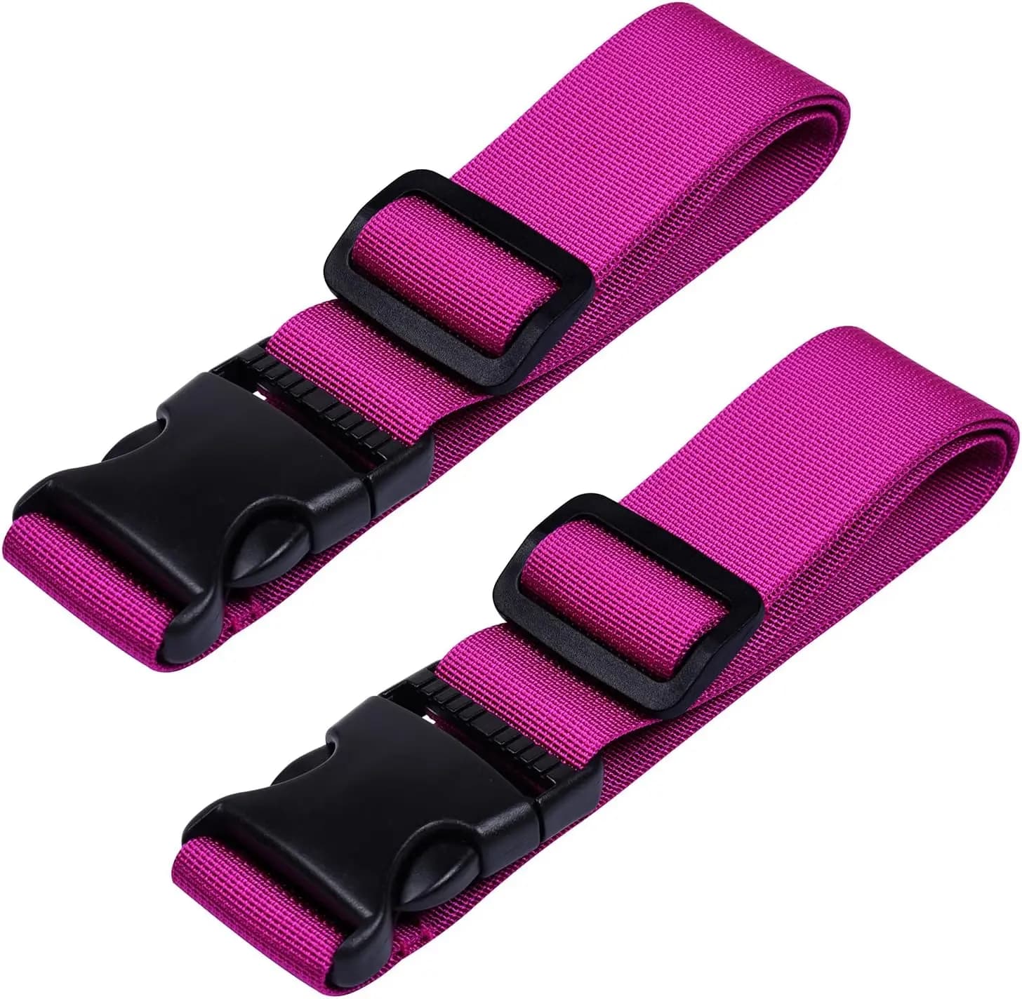 Cinghia per Bagagli Resistente per Viaggi, Cintura Regolabile per Valigie con Nastro in Nylon, 31 Pollici Viola