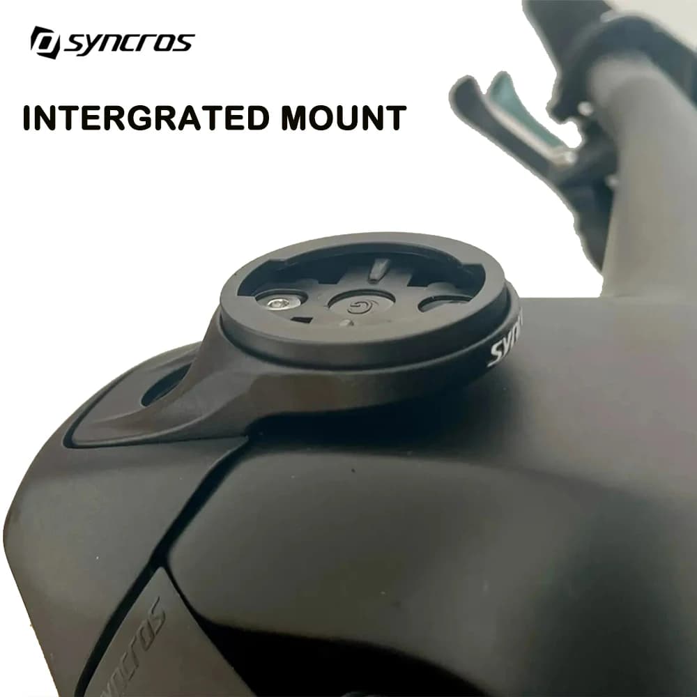 SYNCROS CNC 0 ° /-10 ° Supporto per Computer con Copertura Superiore in Alluminio per FRASER IC SL WC/DC/XC HANDLERS XC STEM 1.5/2.0 GARMIN/Wahoo/Bryton