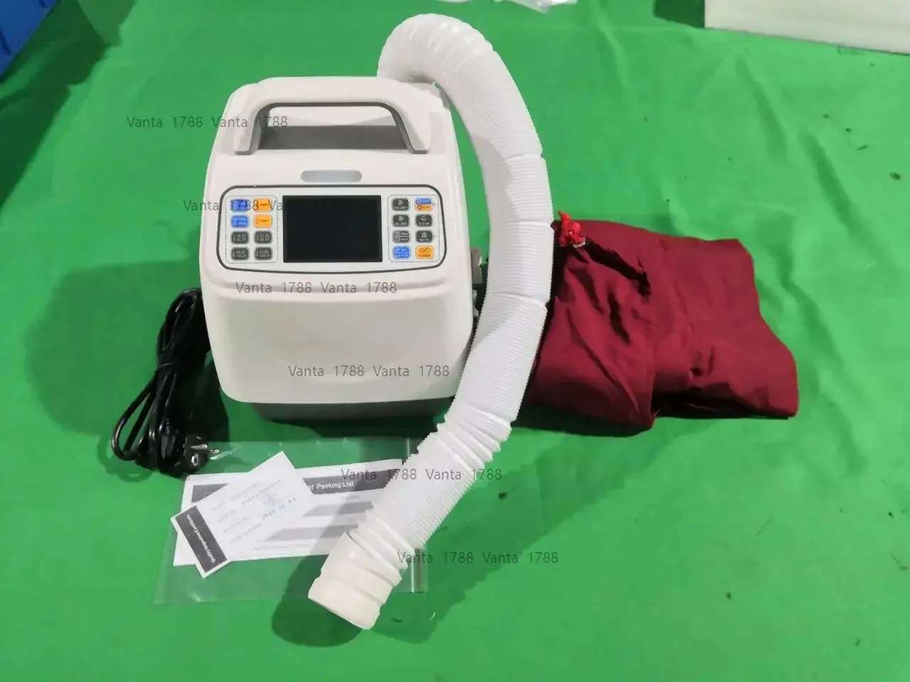 Riscaldatore per riscaldamento dell'aria per animali domestici Riscaldamento medico veterinario per il corpo Coperta per animali Calore automatico per la cura del veterinario