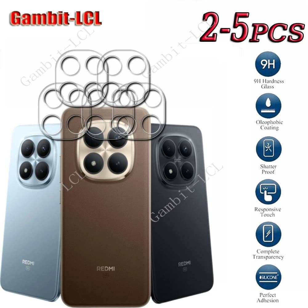 3PCS 3D 9H HD Vetro temperato per Xiaomi Redmi Note 15 Pro+ Plus Note15Pro Note14 14 14 Pro Pellicola protettiva per obiettivo della fotocamera
