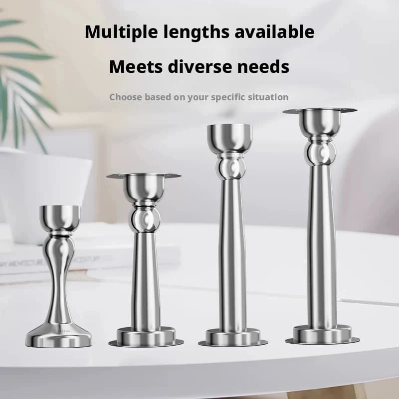 Bedroom-Ready Heavy Duty Stainless Steel Door Stopper: Strong Magnetic & Powerful Door Stop