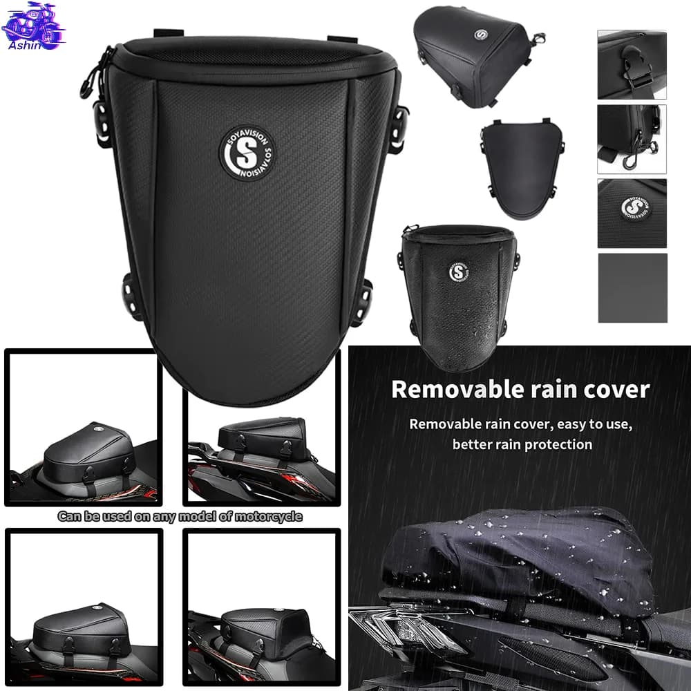 Motorcycle Tail Bag Backpack | Waterproof Rear Seat Bag | For YAMAHA TRACER 900GT TDM 900 TENERE 700 FJR1300 YZF600R/1000R