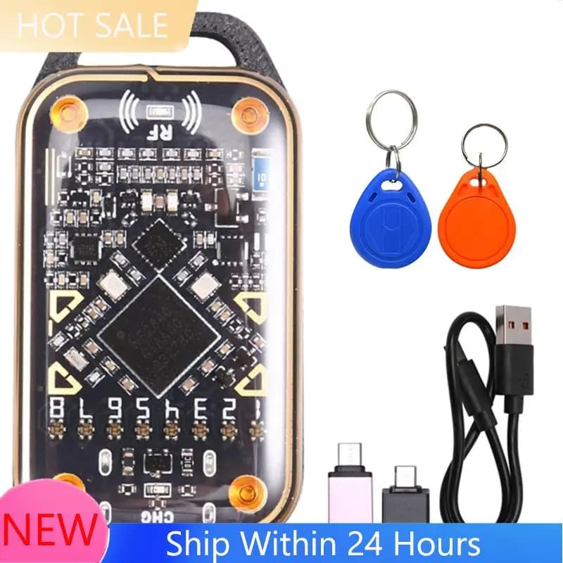 【DISPONIBILE】Emulatore di Smart Card Chameleon Ultra + Lettore RFID Portachiavi T5577/CUID Aggiornato, Duplicatore di Chip NFC 125K 13.56M