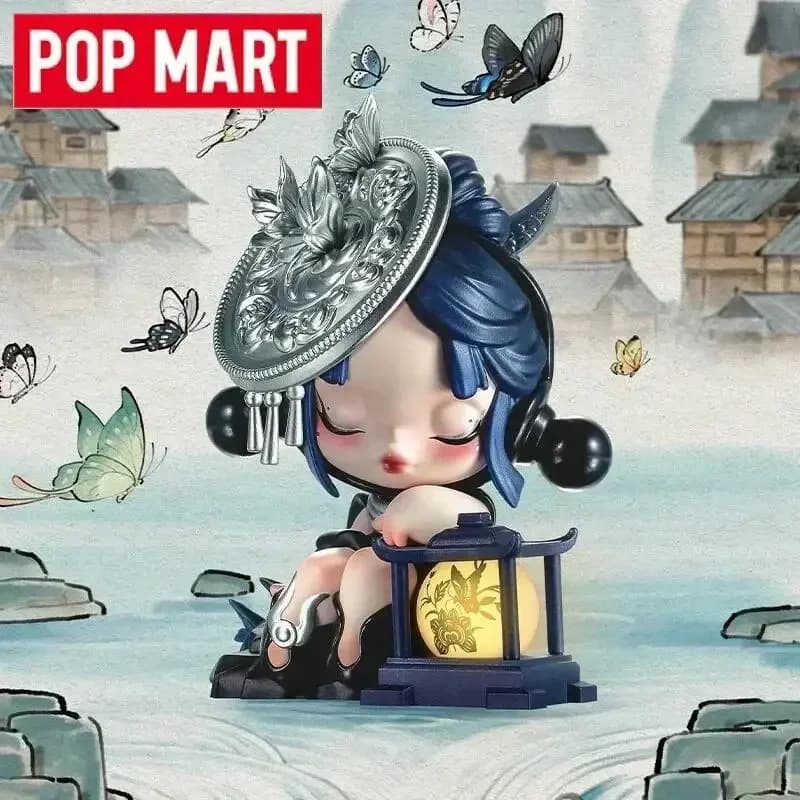 POP MART Matchless Pop Mart 14Th Anniversary Series Blind Box Toys Kawaii Anime Action Figure Sorpresa Mistero Box Bambole Ragazze