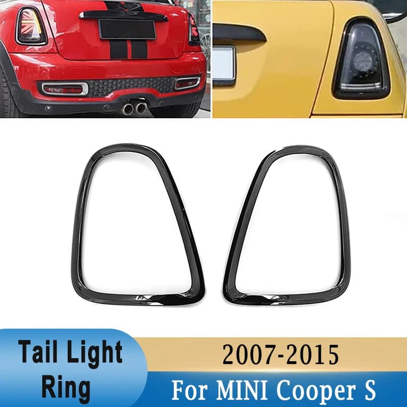 1 paio fanale posteriore anello decorazione Sticker Trim Frame per MINI Cooper S Clubman Hatchback Coupe R55 R56 R57 R58 R59 2007-2015