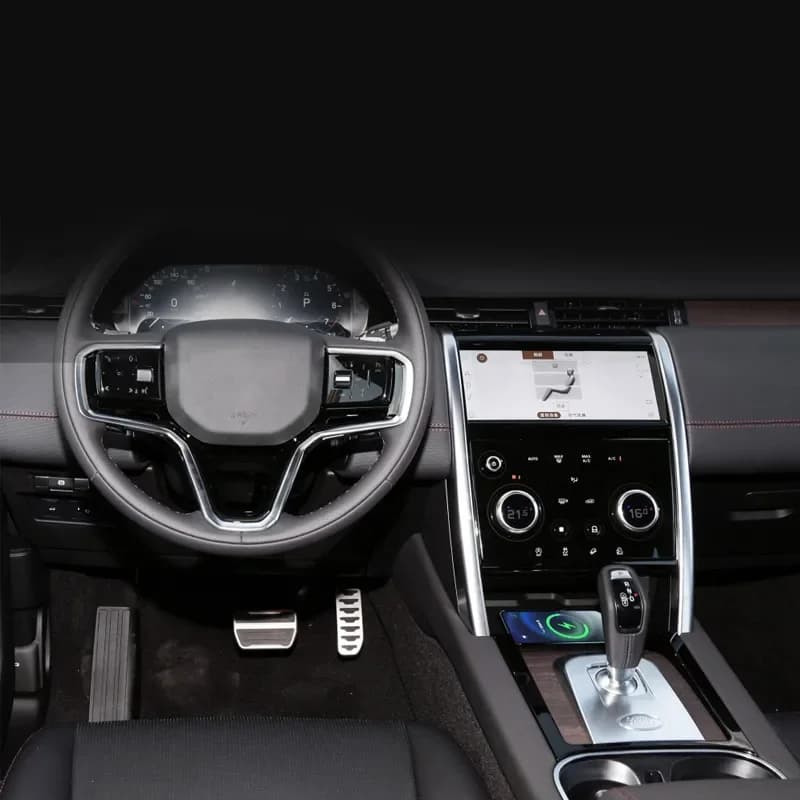 Per Land Rover Discovery Sport (2022-2023) Caricabatteria da auto wireless - Adattatore da pannello per telefono cellulare a ricarica rapida | Modifica interna