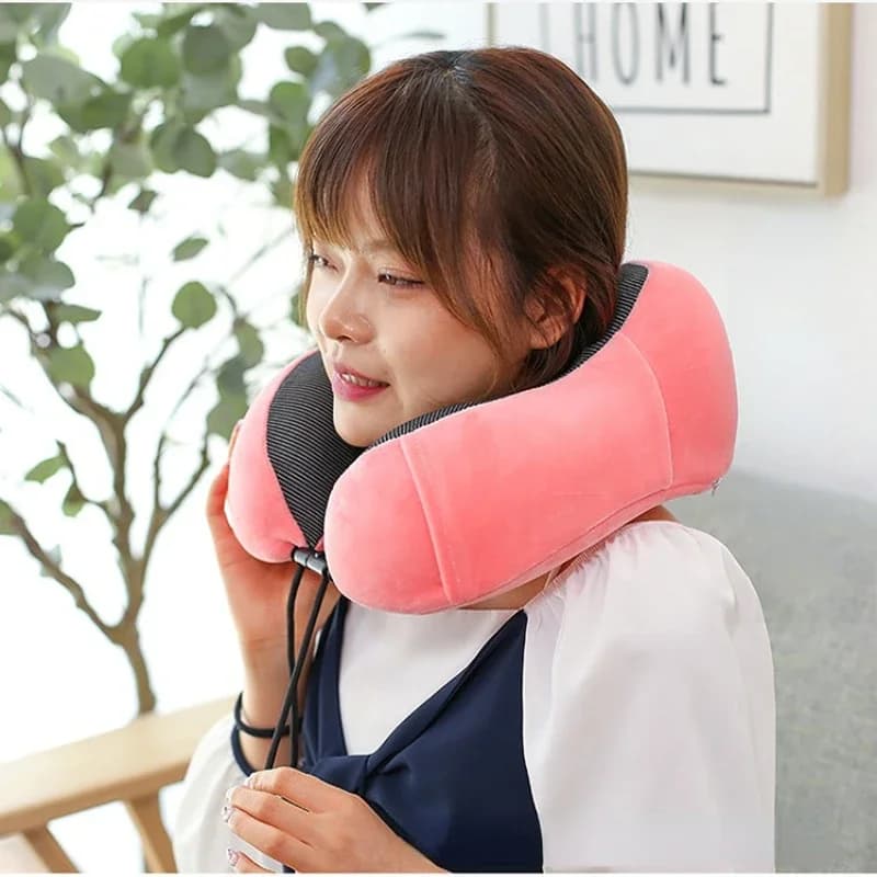 U-shaped Neck Memory Foam Pillow Soft Travel Pillow Massag Sleep Plane Car Cervical Spine Bedding Nap