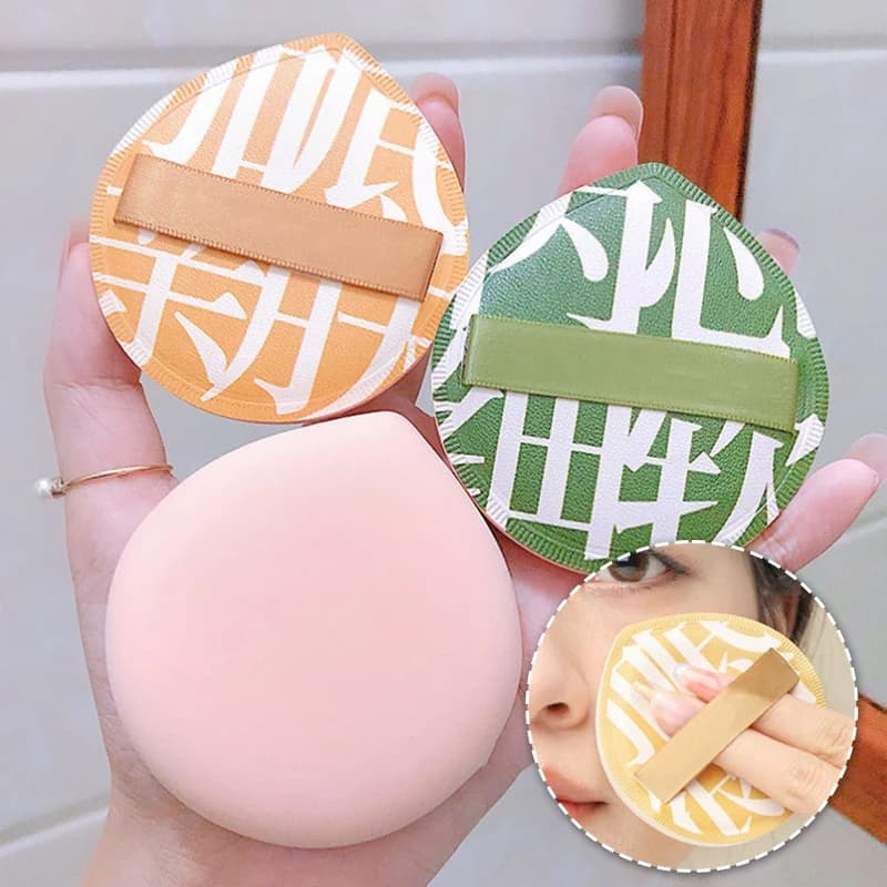 Spugna Coreana Morbida a Goccia d'Acqua per Correttore e Fondotinta, Spugnetta Elastica Effetto Marshmallow per Cosmetici e Cipria
