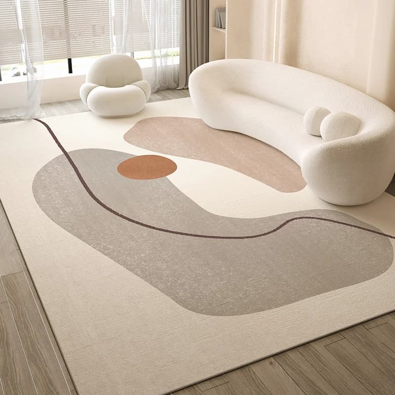 VIKAMA Crystal Velvets for Living Room, Bedroom, Entrance, Simple Nordic Style Carpets for Home Furniture