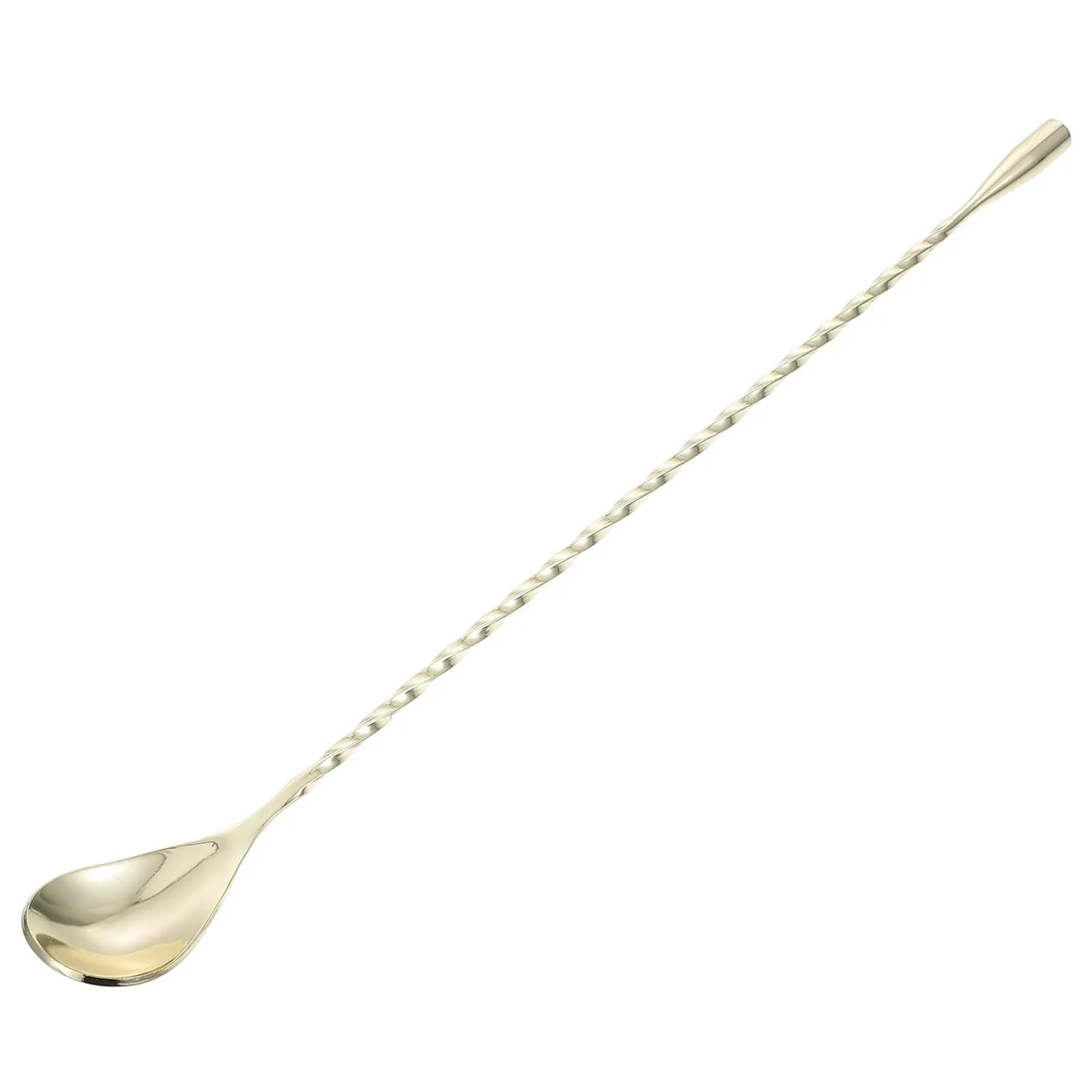 Cucchiaio Miscelatore in Acciaio Inox con Motivo a Spirale per Shaker da Bar, Cucchiai per Mescolare, Accessori per Bar Domestico, Mixer per Bevande