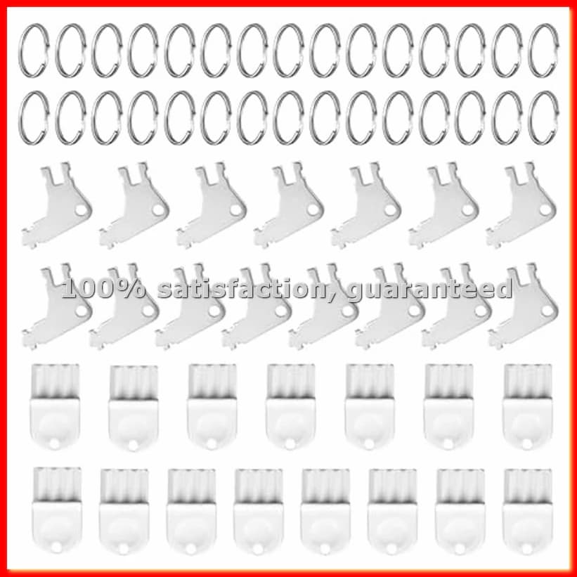 30 Pieces Keys for Dispenser Towels, Plastic Spare Parts for Hygiene Card Holder with 30 Key Rings - ABAM