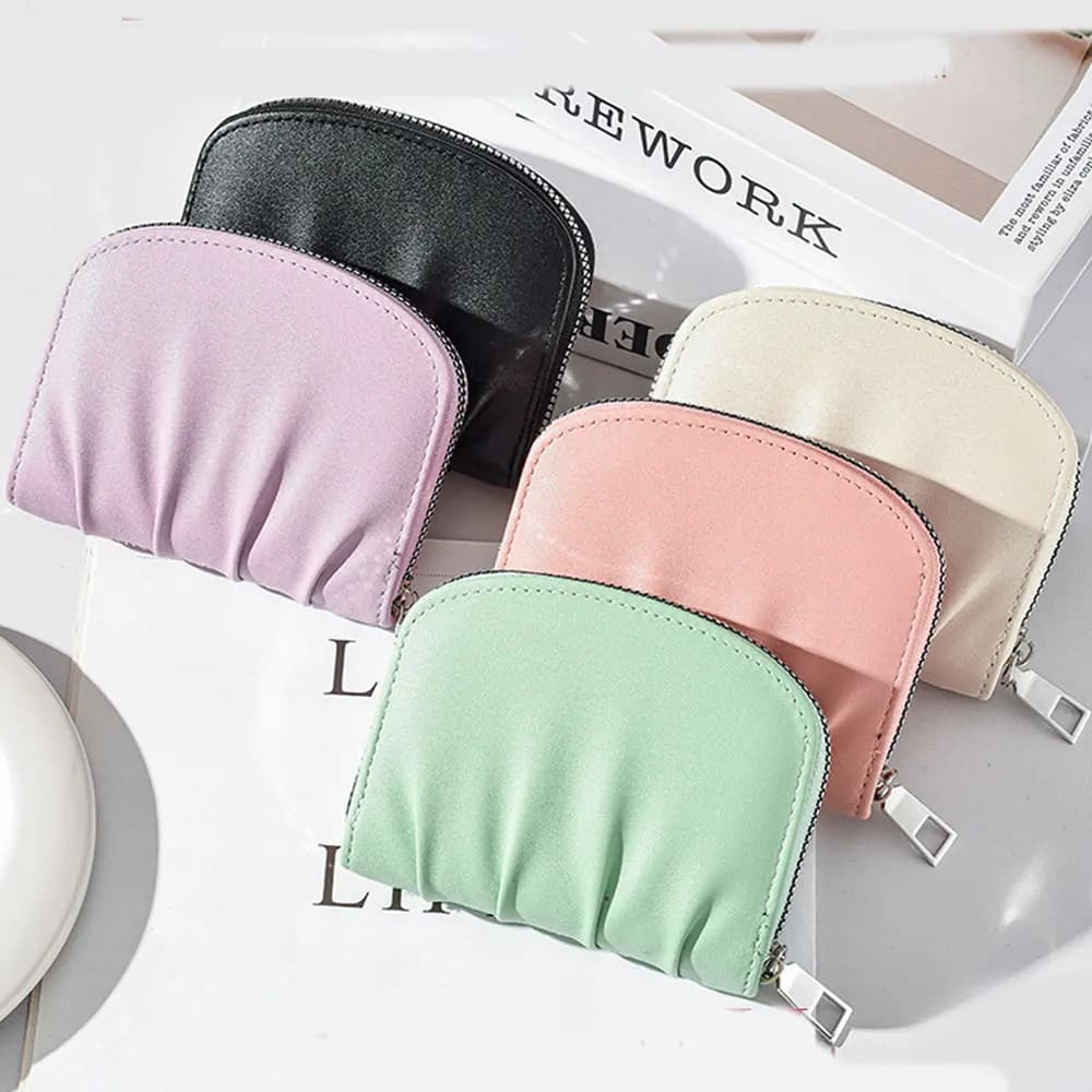 Women's Wallet, Large Capacity Card Holder Wallet, Pu Leather Material, Waterproof and Wear-Resistant, Sweet and Fashionable Style, Multifunctional Wallet