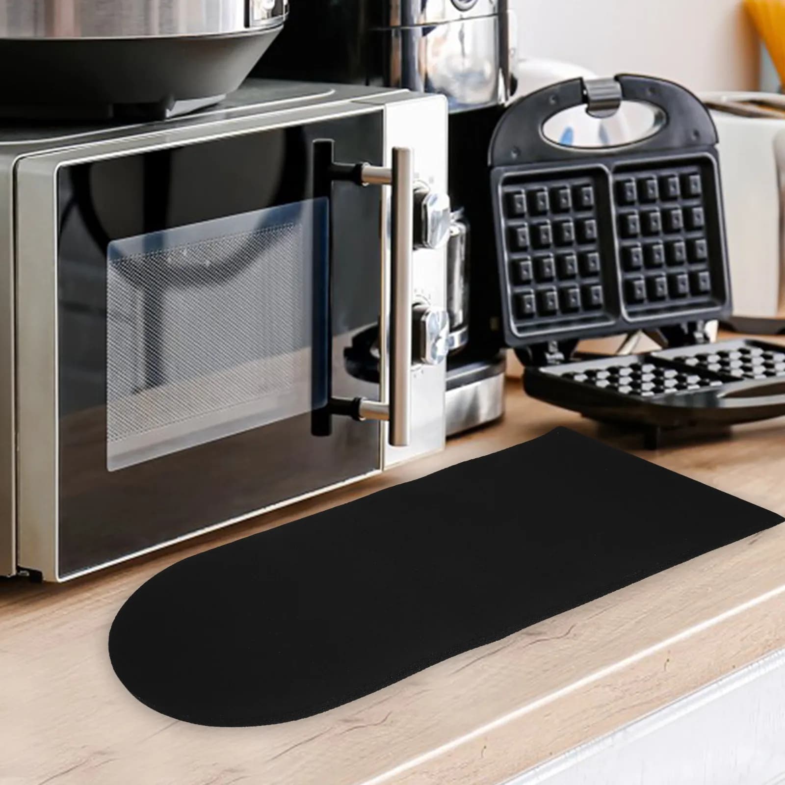 Blender Sliding Pad Appliance Slider Mat for Countertop Kitchen Appliances Non Slip Moving Tray for Coffee Maker Stand Mixer