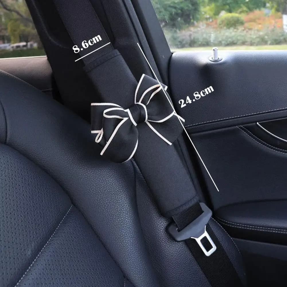 Accessories for Adult Cars Young Children Interior Princess Bow Decor Car 1 pcs Safety Belt Car Belt Safety Belt