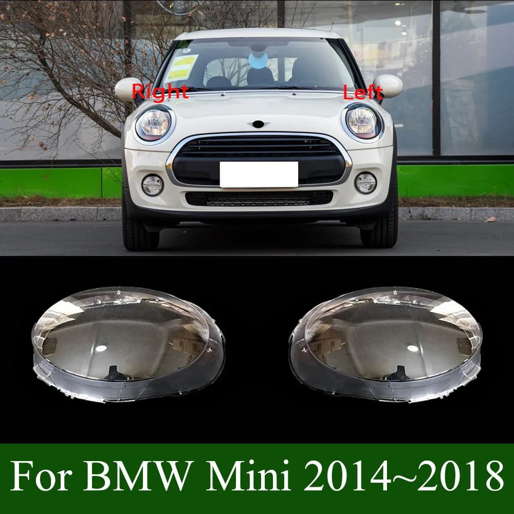 For BMW Mini 2014 2015 2016 2017 2018 Car Accessories Headlight Lens Cover Headlamp Shell Lampshade Transparent Mask Plexiglass