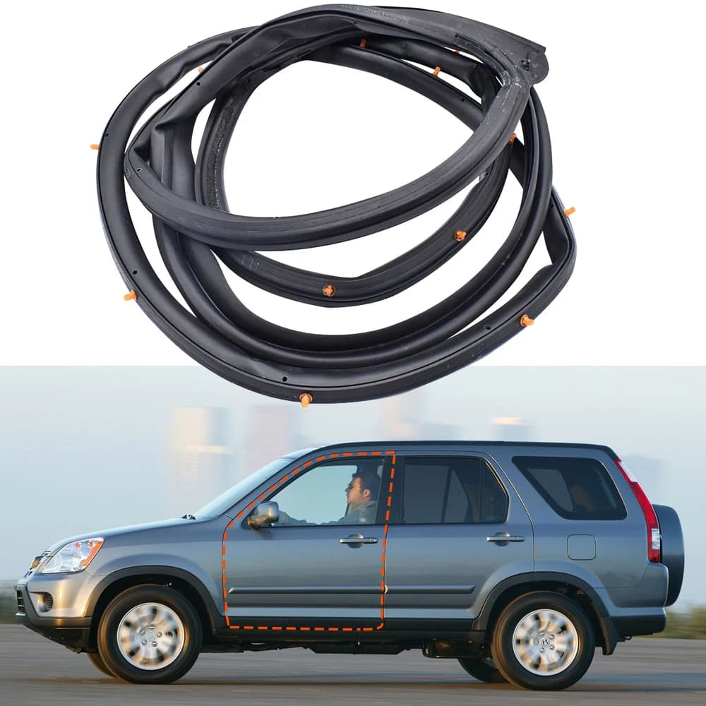 72350-S9A003 Per Honda CRV GEN3 2002-2006 Porta Anteriore Sinistra Guarnizione Stampaggio Guarnizione Meteo Striscia Porta Esterna Accessori In Gomma