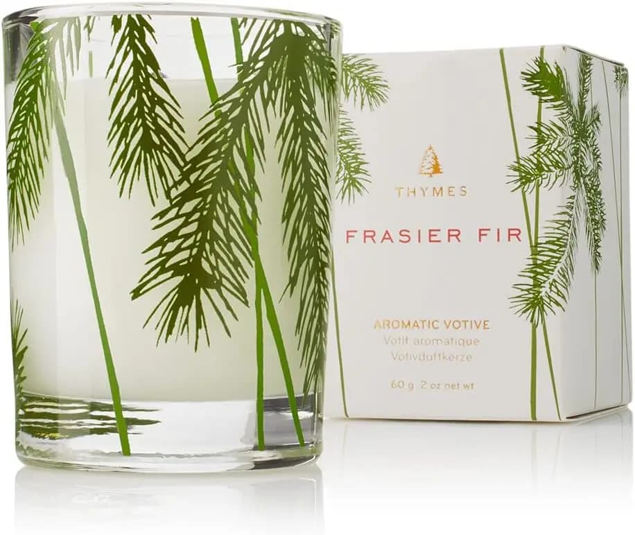 Frasier Fir Christmas Candle with Siberian Aroma, Cedar and Sandalwood - Christmas Decoration and Gift for All (2 oz)