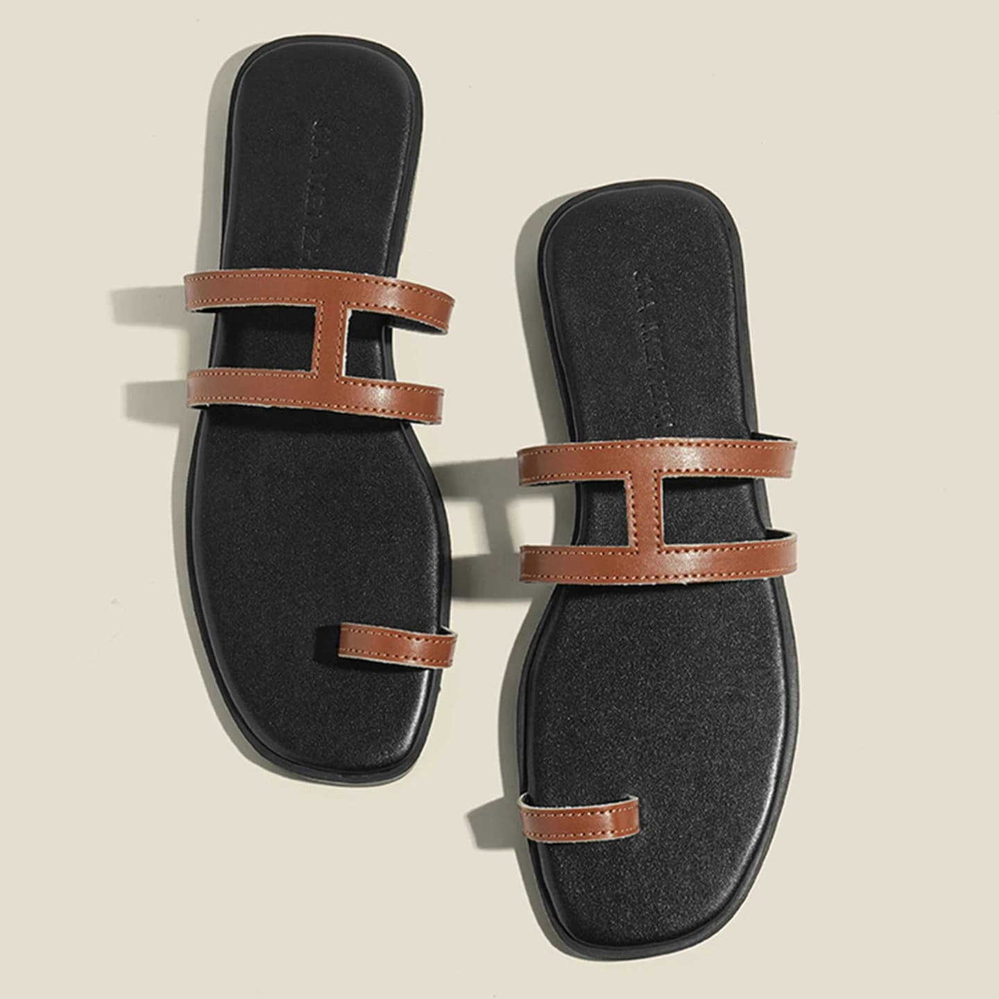 Ciabatte da donna semplici ed eleganti, snellenti, traforate, traspiranti, antiscivolo, con fondo morbido, comode, scarpe basse da spiaggia per le vacanze