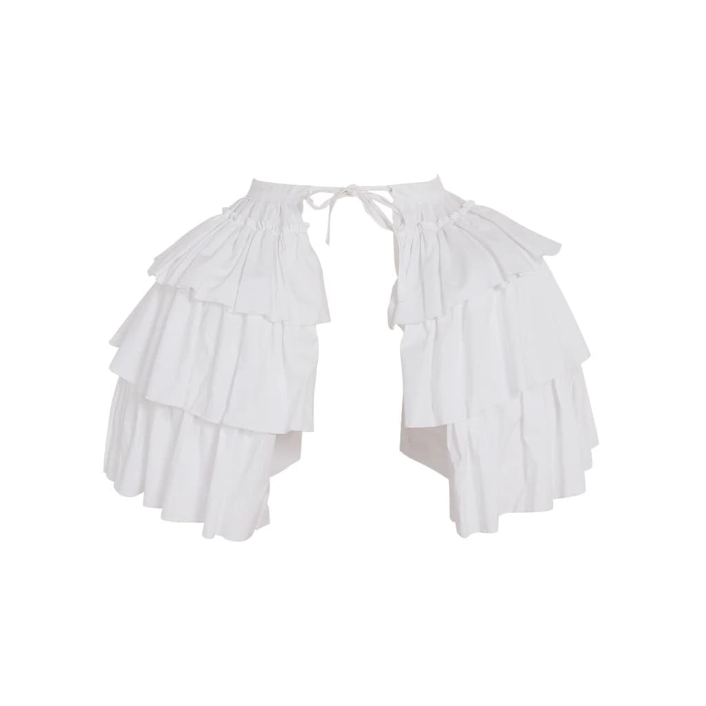Baroque Bilateral Bustle Crinoline Rococo Pannier Underskirt Slip Bird Cage Hoop Skirt Petticoat for Victorian Ball Dress