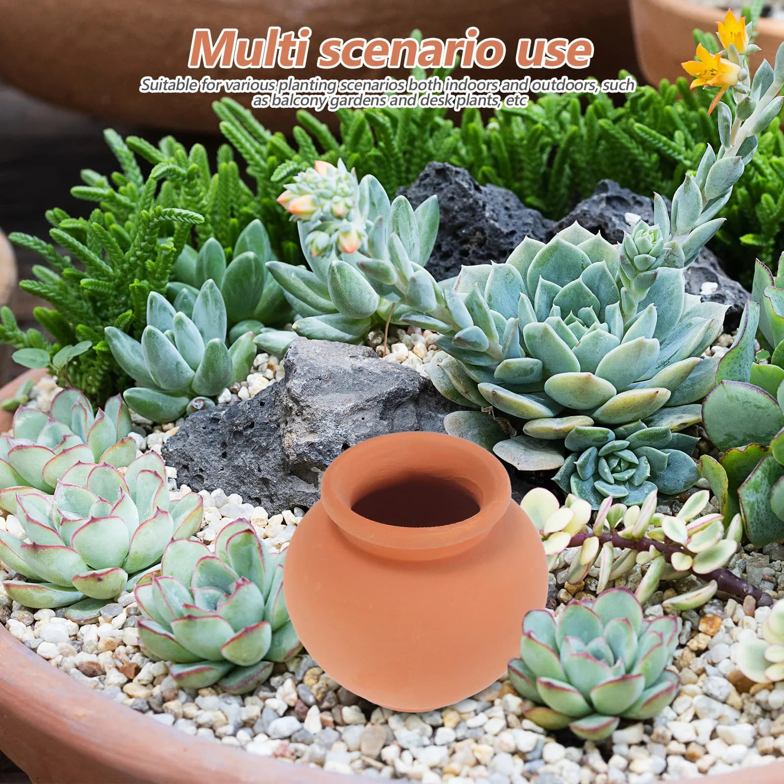 Irrigatore Automatico in Terracotta per Piante, Dispositivo di Irrigazione a Spillo per Piante in Vaso, Irrigatore in Argilla per Vacanze, Sistema di Irrigazione per Piante