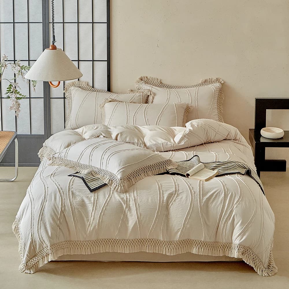 Twin Full Queen King Bed linen Set Size 135x200 Nordic Cover 240x220 Double bed linen with single bed 200x200