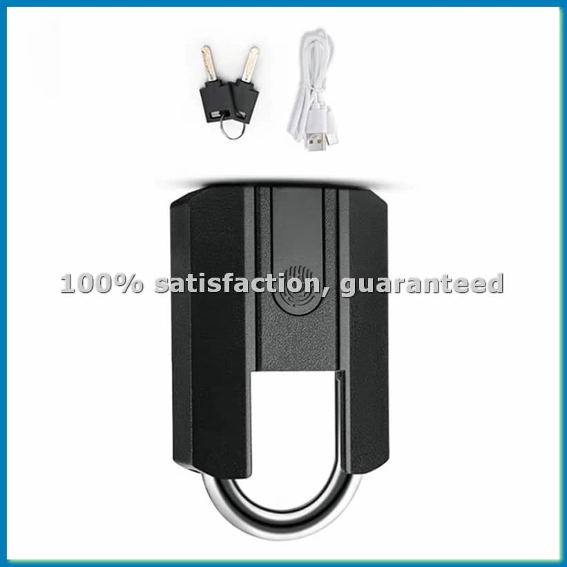 Lucchetto con Impronta Digitale TTLock BT APP+Programma+Impronta Digitale+ Ricaricabile Type-C Serratura Elettronica Senza Chiave per Casa-A31R