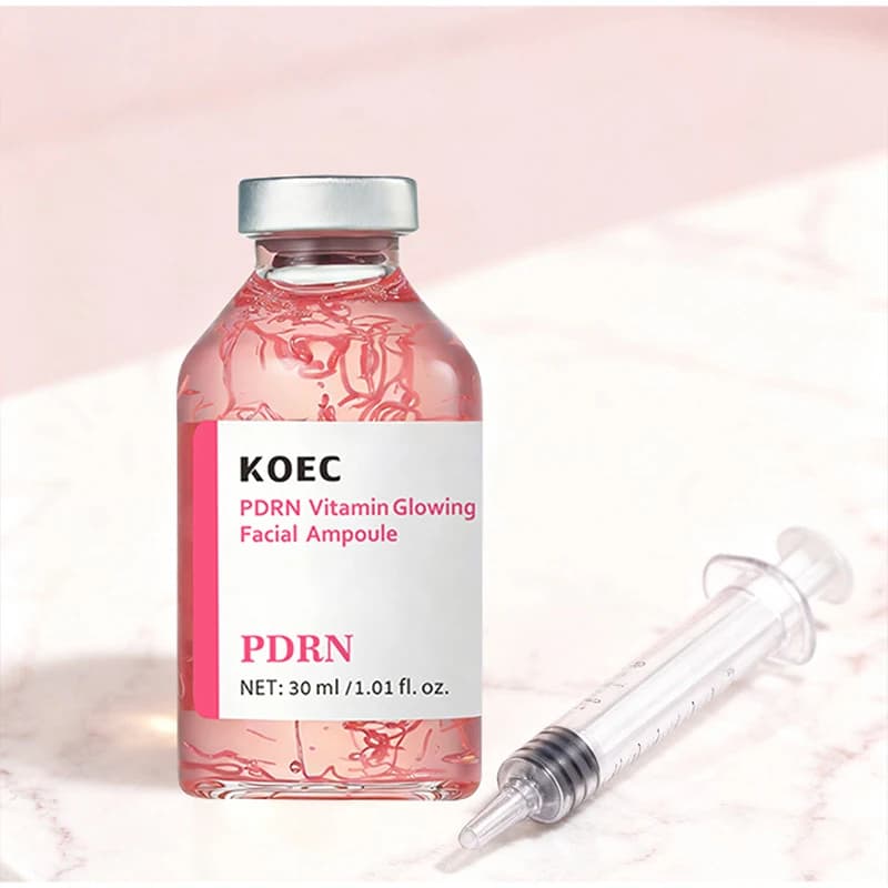 Ampolla di Peptidi di Salmone 30ml, Essenza di Collagene con Vitamina e Niacinamide, Idratante Nutriente Lenitivo per la Cura del Viso Sensibile