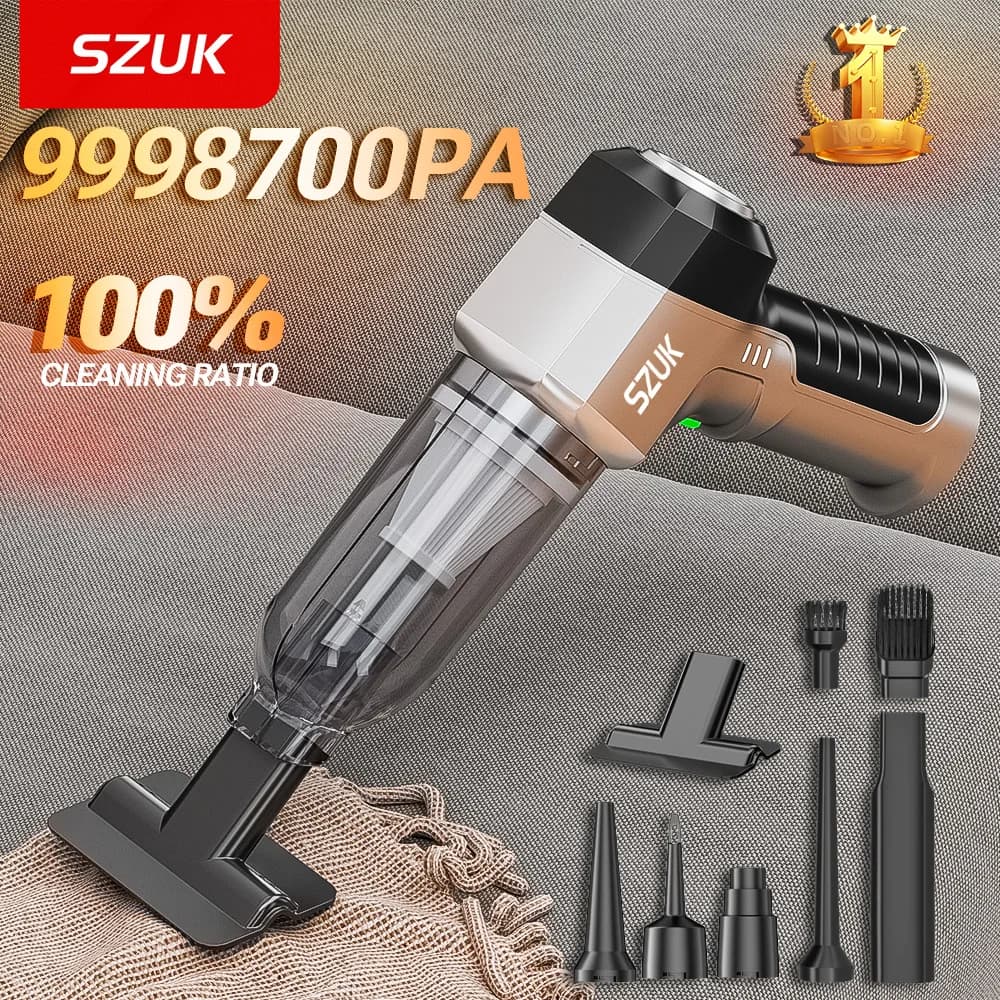 SZUK 9998700 PA Aspirapolvere per auto Forte aspirazione Cordless Wireless Cleaner Macchina per la pulizia dell'aspirapolvere portatile portatile