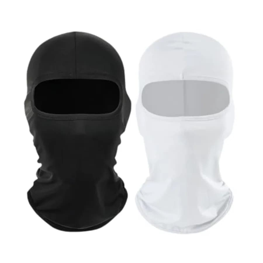 2 Pieces Thin Balaclava Ski Mask Head Mask Full Face Mask Windproof Sun UV Protection Hood for Women Men