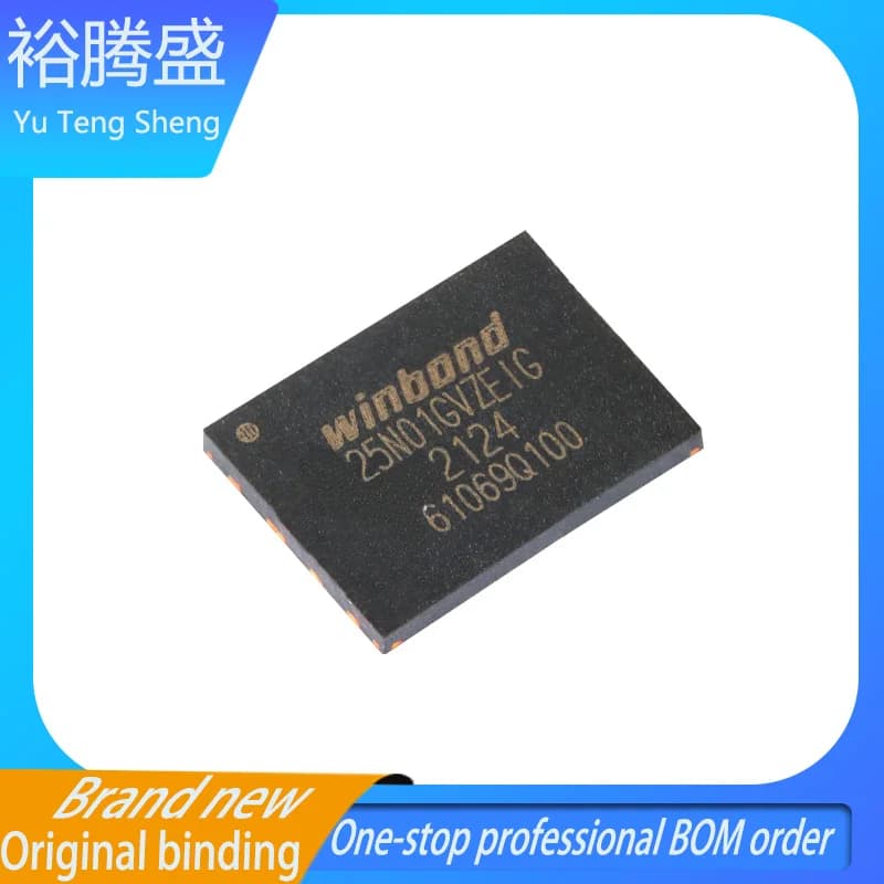 Patch originale originale W25N01GVZEIG WSON-8 Chip di memoria flash NAND seriale 3V 1Gb