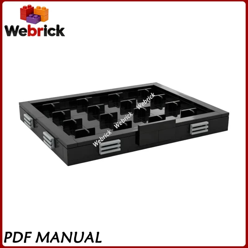 Espositore per Minifigure MOC, Base Organizzatrice per Mattoncini, Kit Accessorio per Collezione Hobby