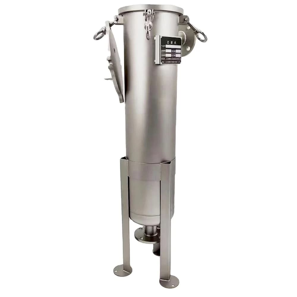 Stainless Steel 304 Multi Bag Filter Housing Liquid/Oil/Wine/Beer/Honey/Syrup/Paint Filtration Machine