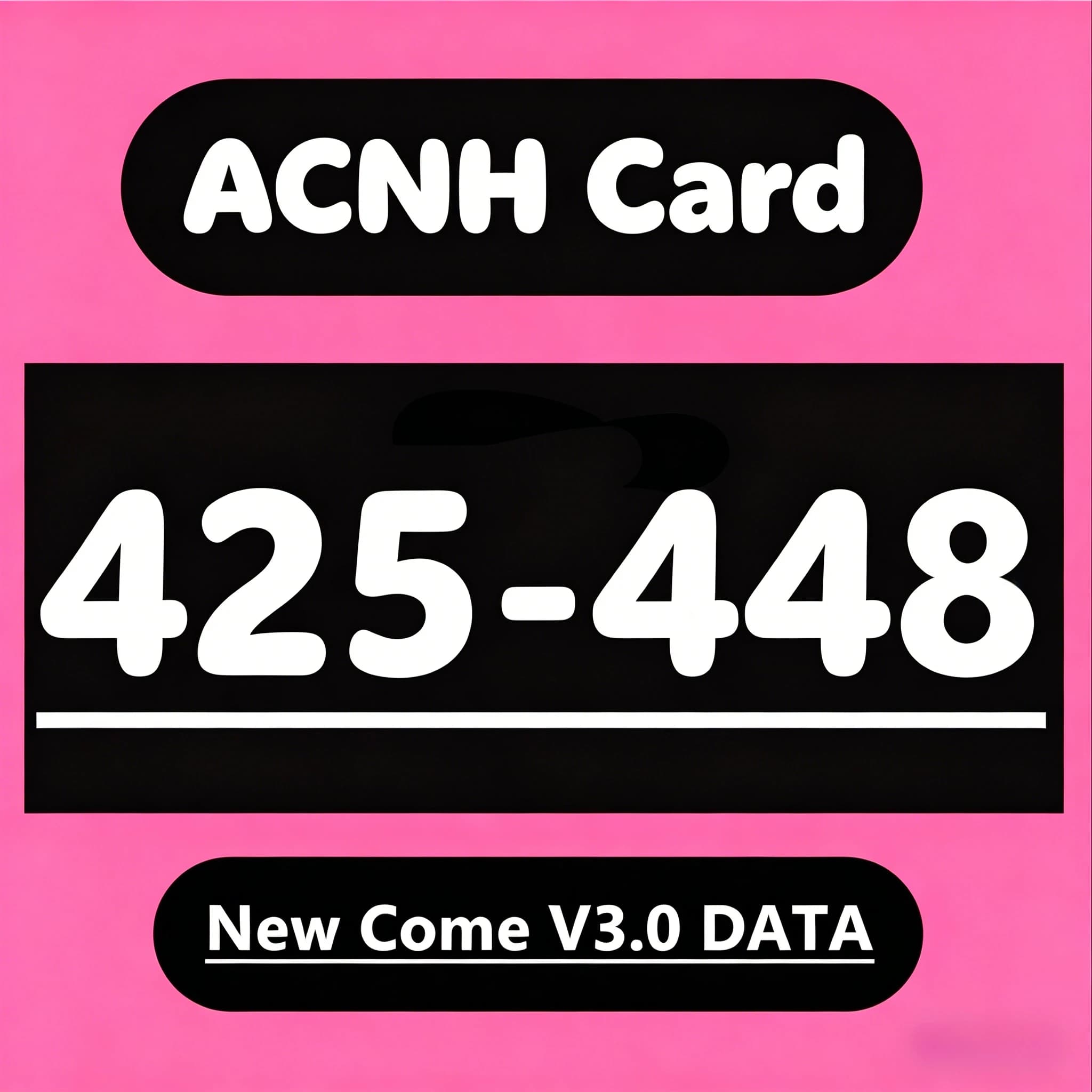New 425-448 ACNH Card NFC Villager Resident Cards High Quality Printed Collectible Game Cards Pocket Size 85.5x54mm Nice Pack