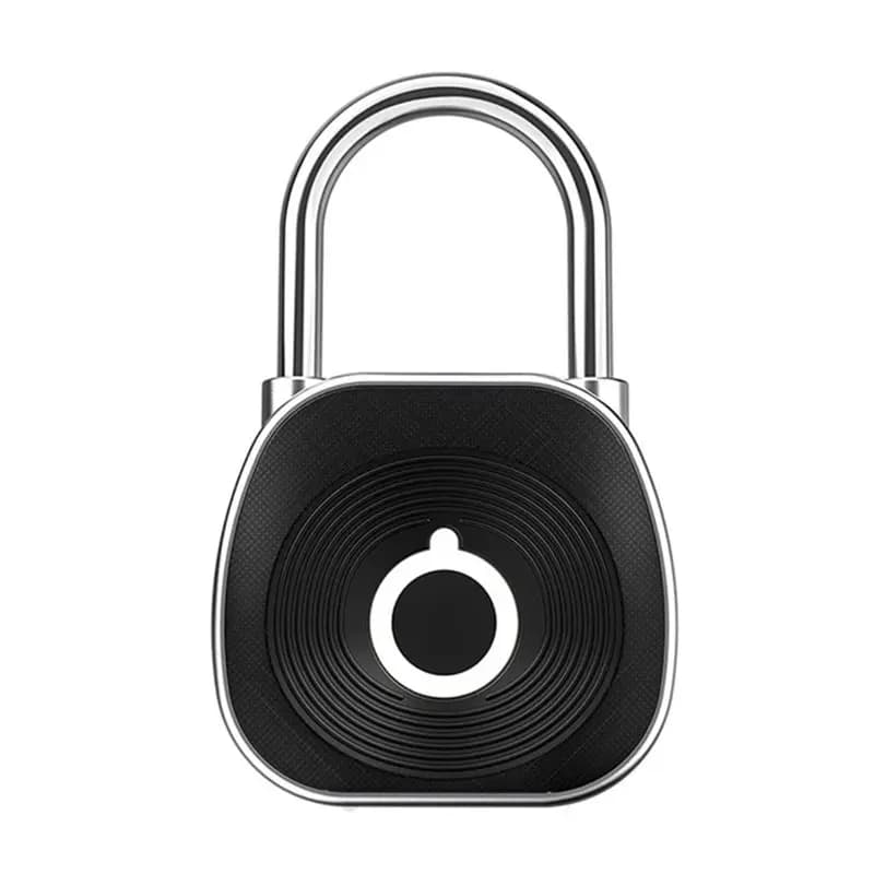 AB66-Smart Fingerprint Padlock Biometric Intelligent Cabinet Lock Keyless Digital Door Lock USB Rechargeable Luggage Lock