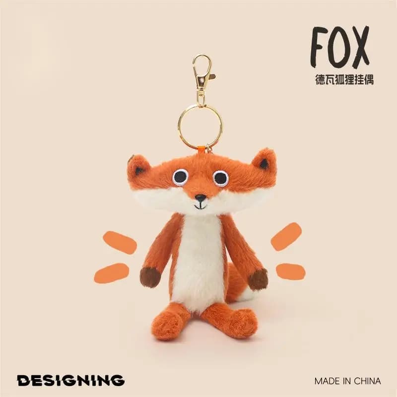 Deva Fox Pendant Good Brother Plush Toy Funny Doll Girl Pillow Gift