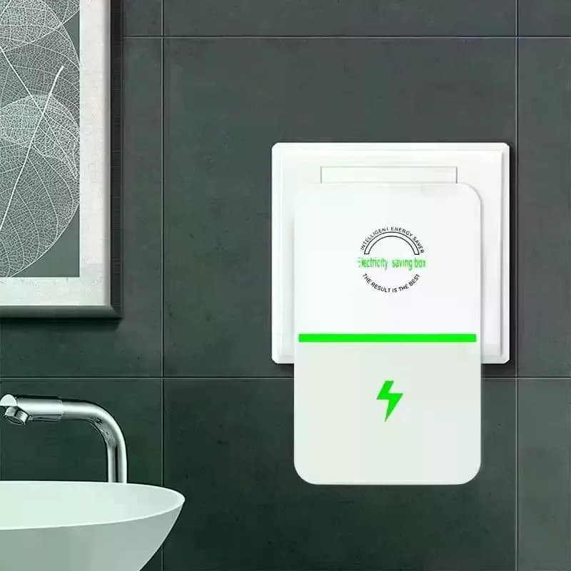 Electricity Saving Box Smart Power Saver Intelligent Power Factor Saving Device Cost Reducing Home Office EU Plug