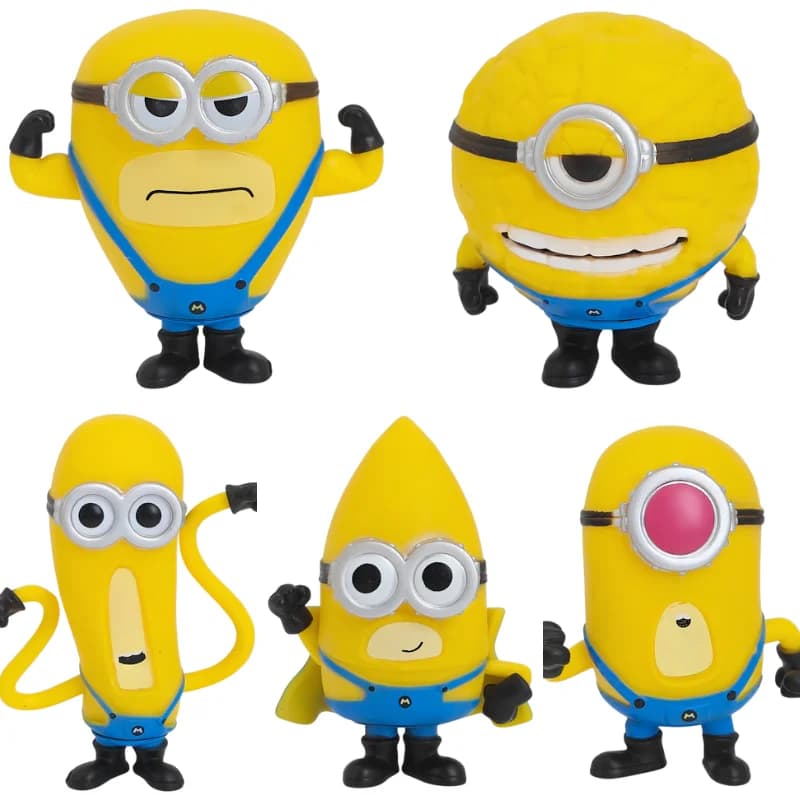 Funko POP Despicable Me Minions of Pop Mel，Jerry，Tim，Dave，Gus Vinyl Collectible Figure Birthday Gifts Collectible Anime Fan Gift