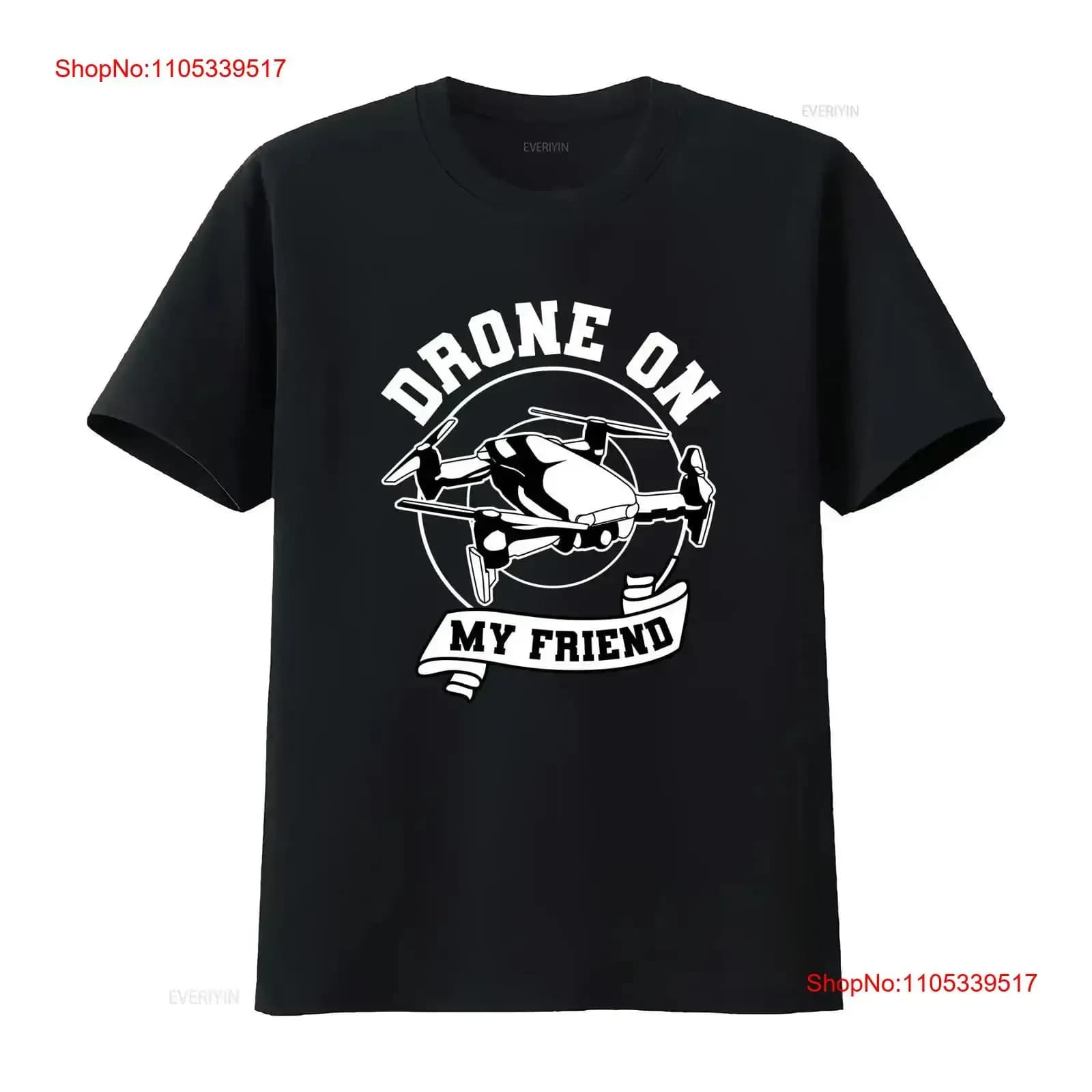 Drone On My Friend T Shirt Unmanned Aerial Vehicle Remotely Piloted Aircraft Design UAV PiloT Operator vintage Washed vintage