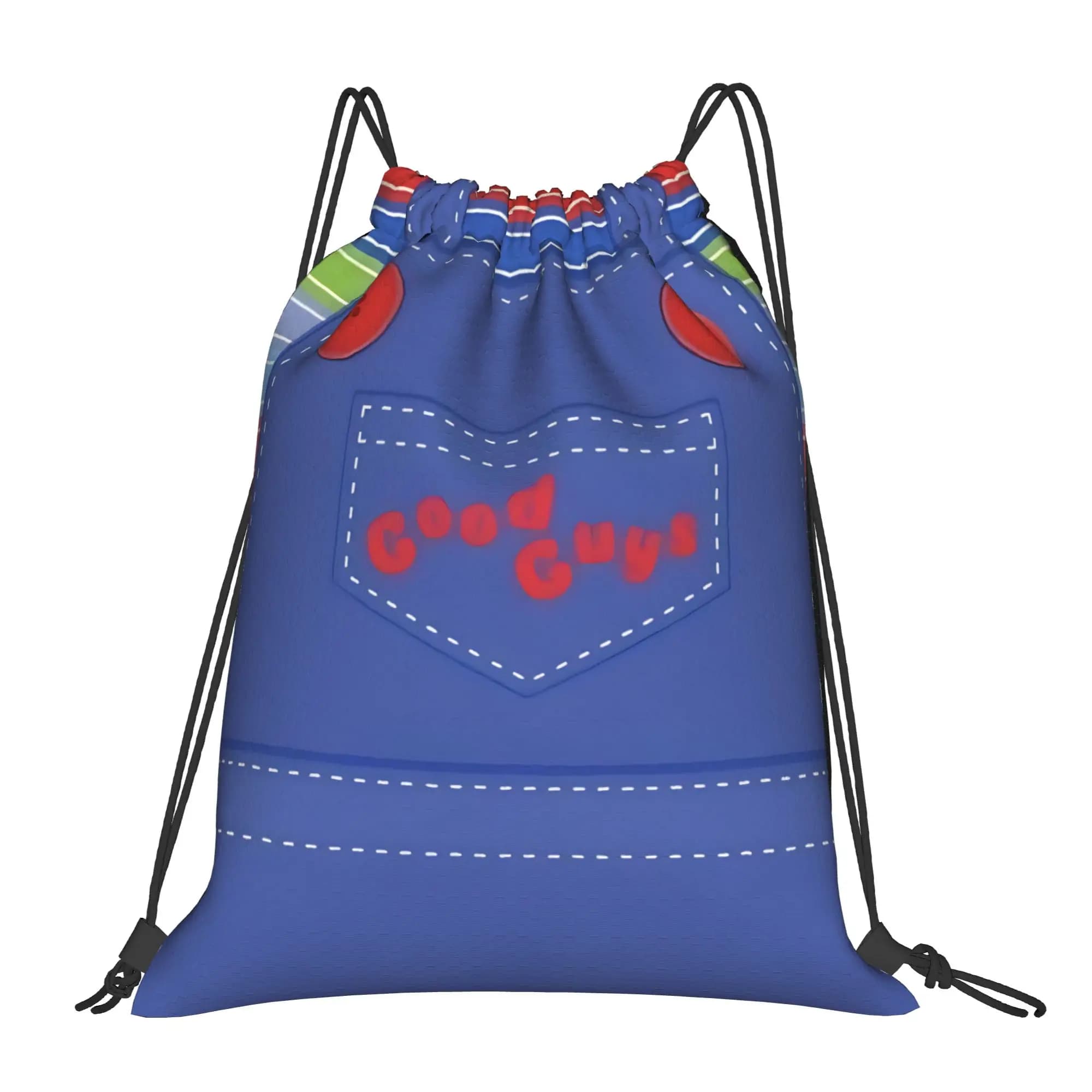 1 zaino portatile con coulisse per escursioni e palestra, modello Pop Culture C-Chuckys