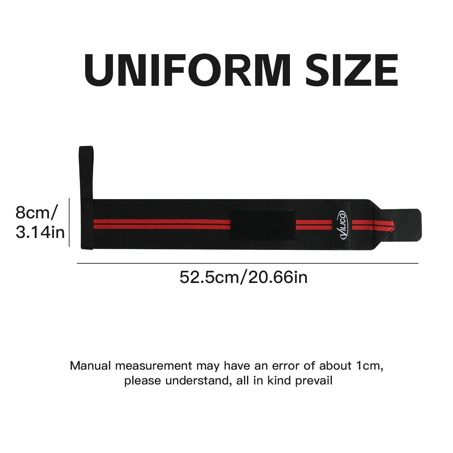 1Piece- Wristband Wrist Support Brace Straps Extra Strength Weight Lifting Wrist Wraps Bandage Fitness Gym Training