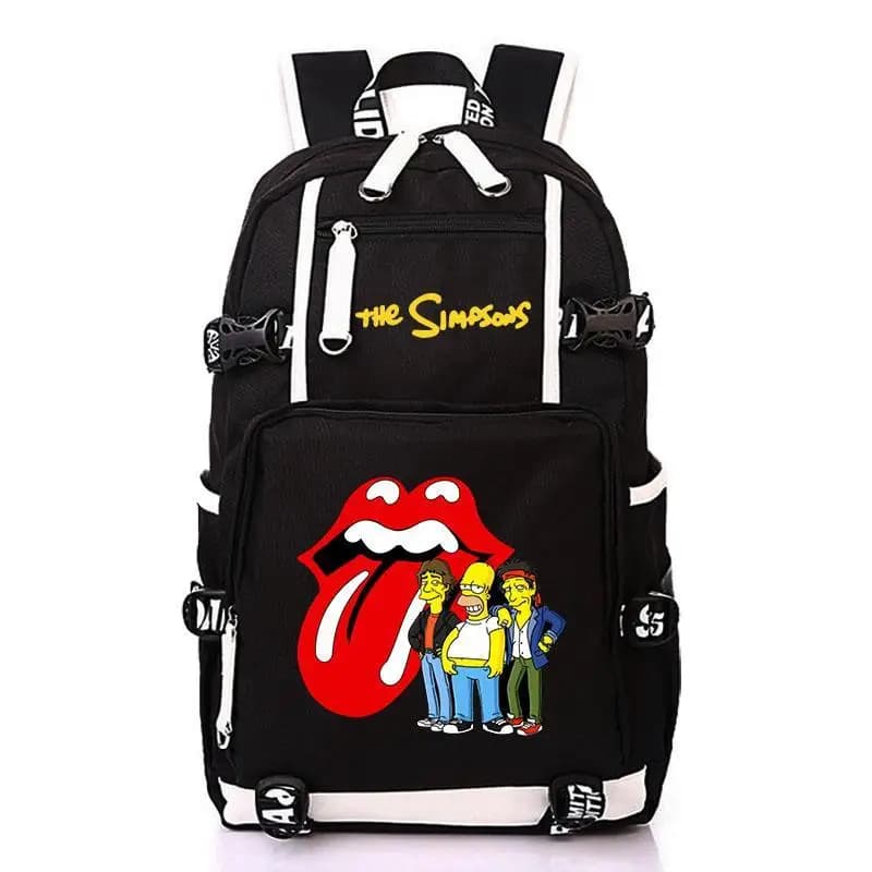 Zaino The Simpsons Hommor, Stampa Animata Creativa, Zaino da Viaggio, Borsa Scolastica per Studenti, Regalo per la Scuola