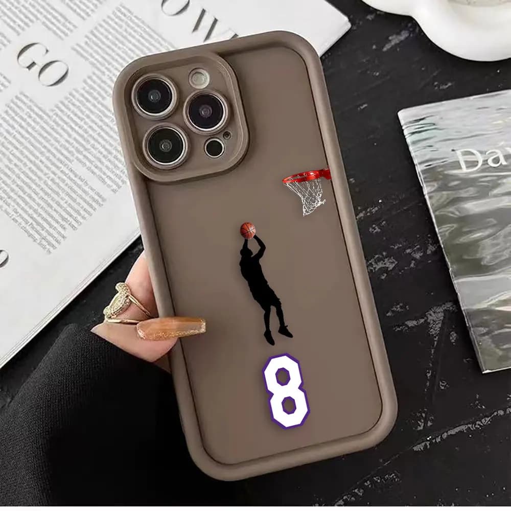 Custodia per telefono in silicone con design Lovely Basketball Dunk per HONOR 400 90 Lite 300 200 70 50 20 10I 9X 8X PRO 5G, Cover DIY