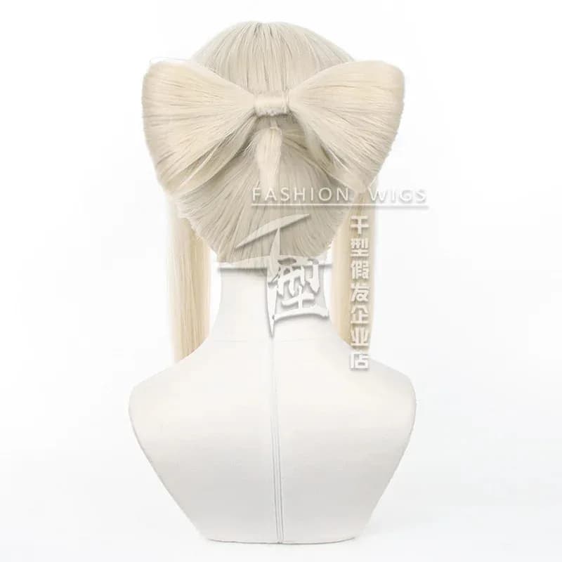 Genshin Impact Ningguang Parrucca Cosplay Ning Guang 50 cm Lungo Resistente Al Calore Parrucche Sintetiche Dei Capelli + Protezione Della Parrucca Accessori Halloween CFH